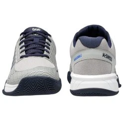 K-Swiss Express Light Pickleball, Men, Gray/Navy, WIDE WIDTH -Prince Shop 06563082B 38289.1650348980