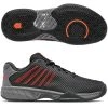 K-Swiss Hypercourt Express 2 Men, Black/Gray/Red 2E WIDE