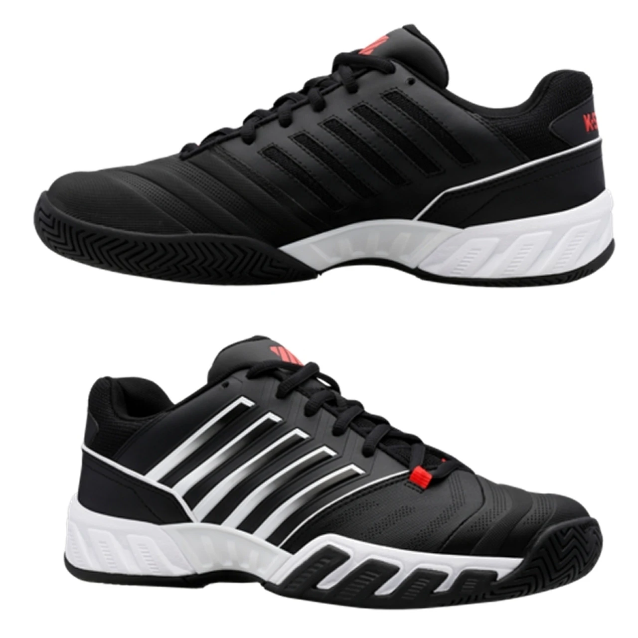 K-Swiss Bigshot Light 4, JR Black/Red 2 K-Swiss Bigshot Light 4, JR Black/Red - Image 2