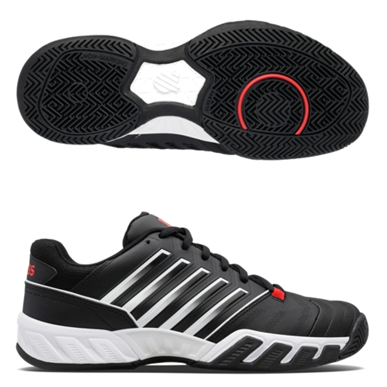 K-Swiss Bigshot Light 4, JR Black/Red 1 K-Swiss Bigshot Light 4, JR Black/Red
