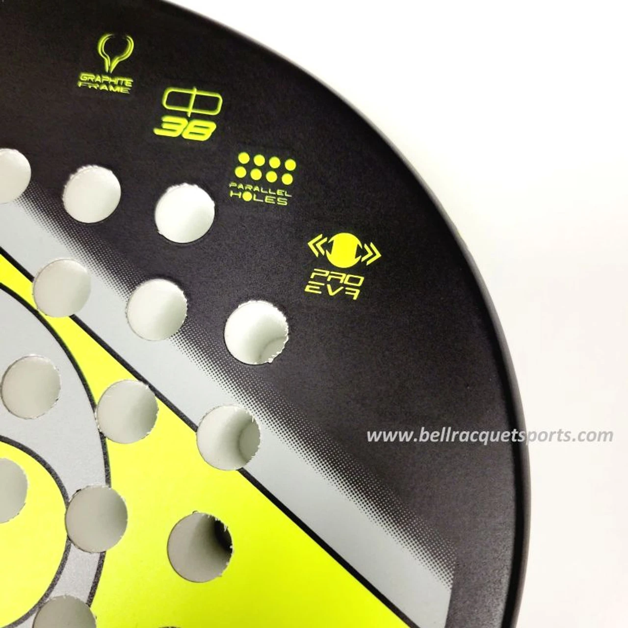 Dunlop Rocket Ultra Yellow POP Tennis / Padel Paddle 5 Dunlop Rocket Ultra Yellow POP Tennis / Padel Paddle - Image 5
