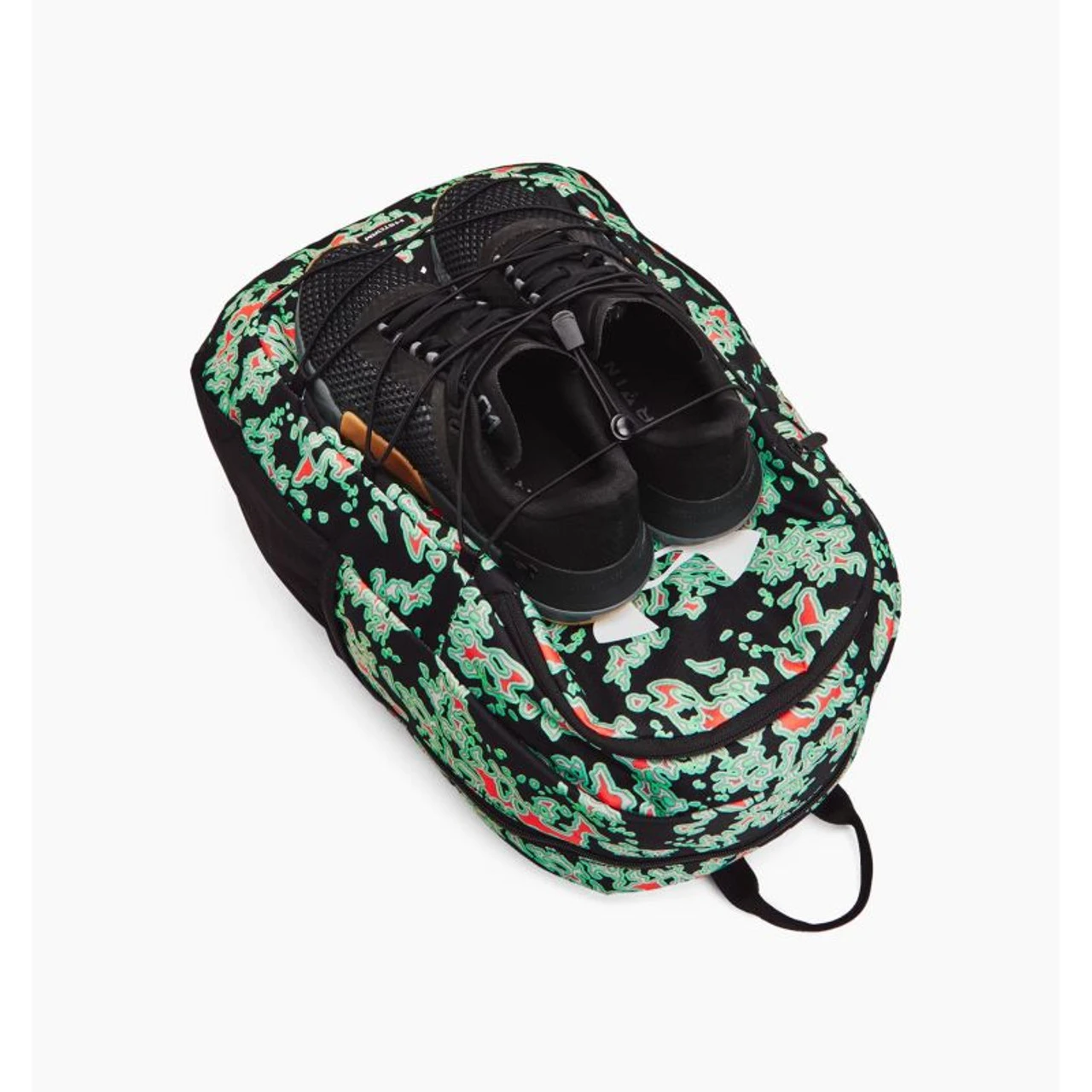 Under Armour Hustle Sport Backpack, Blk/Grn/Red 2 Under Armour Hustle Sport Backpack, Blk/Grn/Red - Image 2