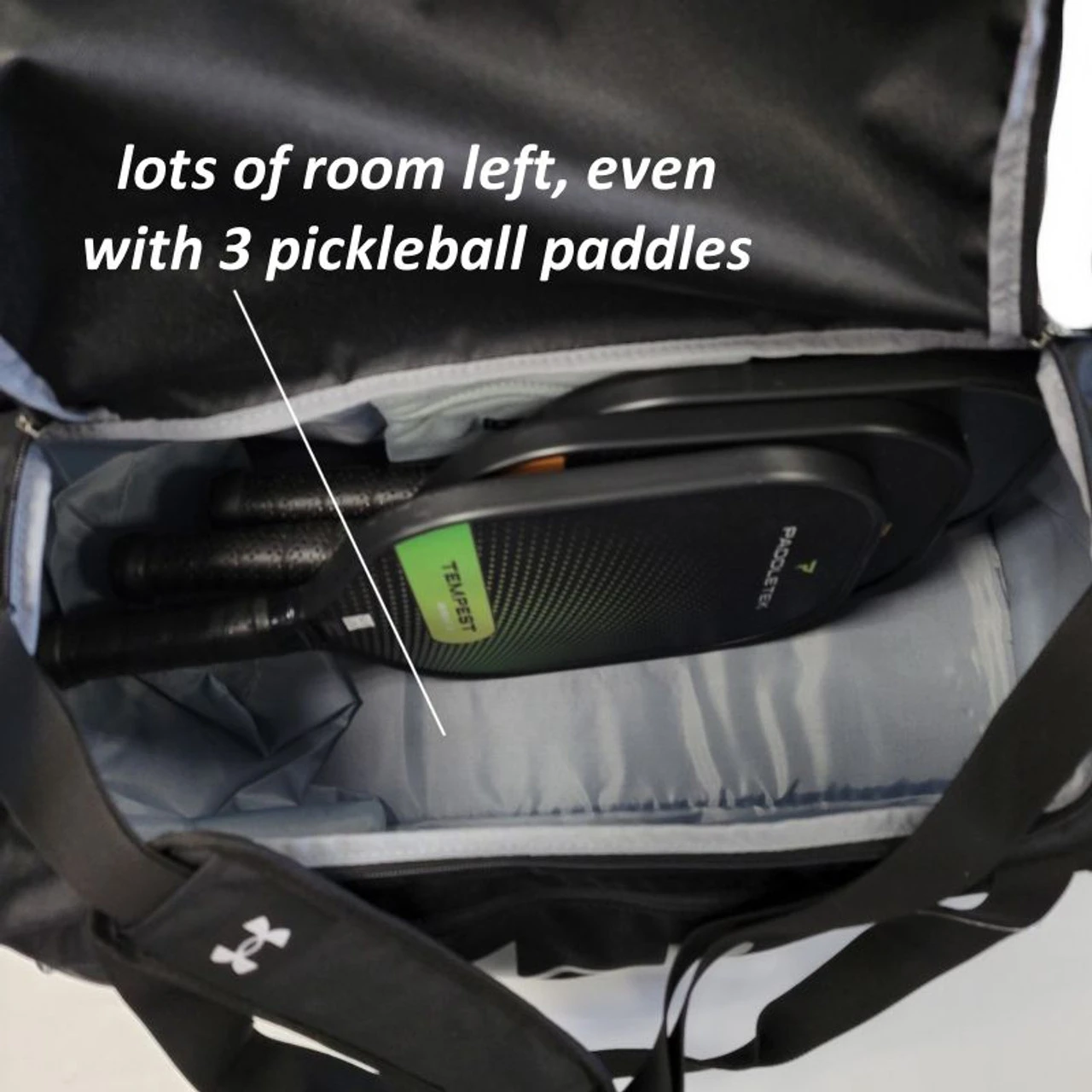 Under Armour Undeniable 5.0 SM Duffel, Blue/Silver 5 Under Armour Undeniable 5.0 SM Duffel, Blue/Silver - Image 5