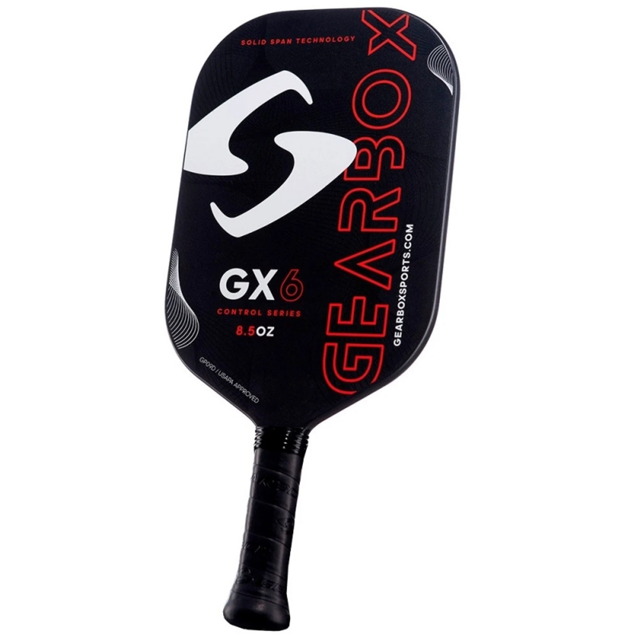 Gearbox GX6 CONTROL 8.5 Oz. Paddle, Red 1 Gearbox GX6 CONTROL 8.5 Oz. Paddle, Red