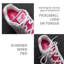 Fila Double Bounce Ladies, Wht/Pink For Pickleball / Tennis / Paddle -Prince Shop 5PMlogo 53620.1650348023