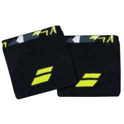 Babolat Wristbands 2023, Black/Gray/Yellow