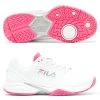 Fila Volley Zone Ladies, White/Pink For Pickleball / Tennis / Paddle 2022 (RUNS WIDE)