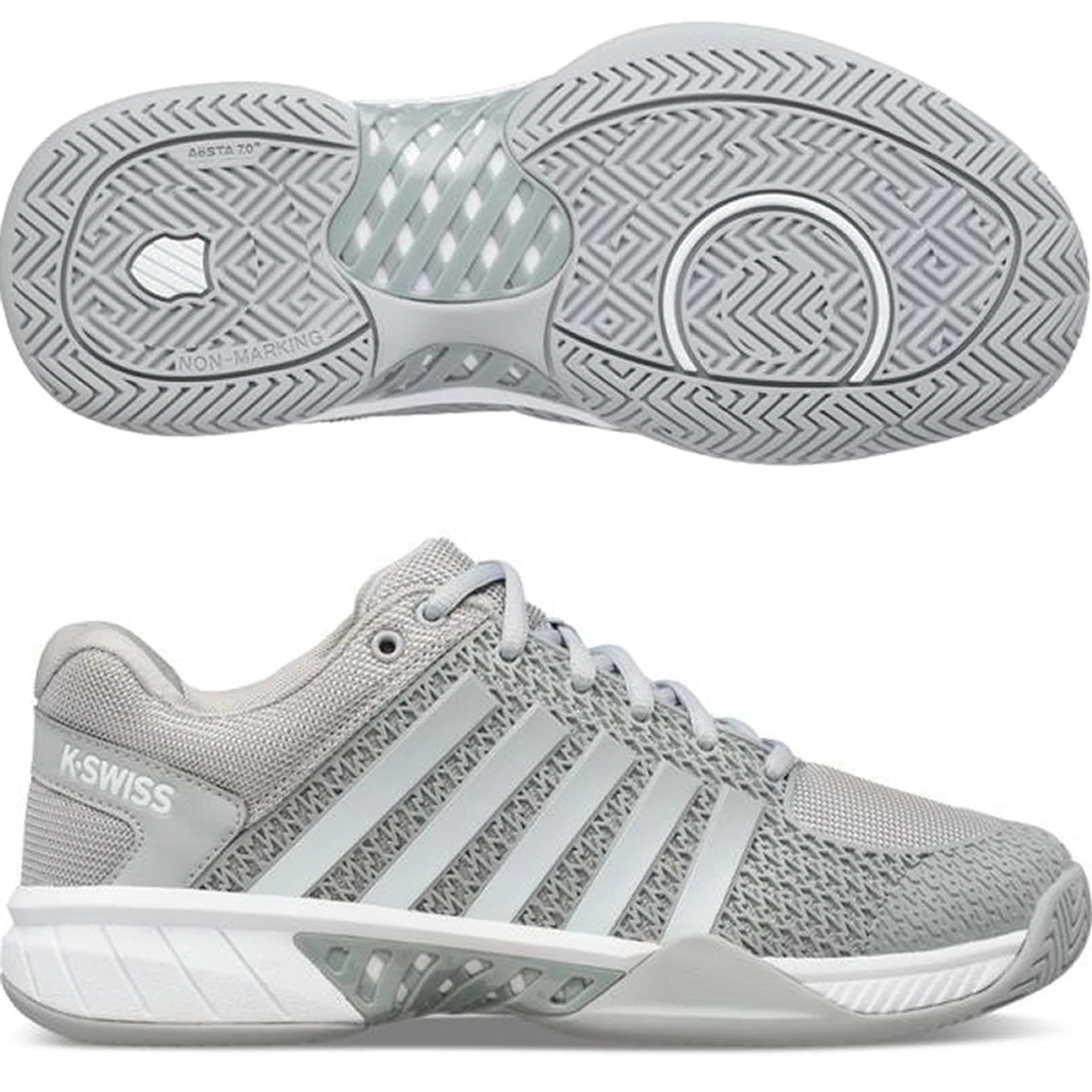 K-Swiss Express Light Pickleball, Women, Gray 1 K-Swiss Express Light Pickleball, Women, Gray