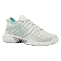 K-Swiss Hypercourt Supreme Women, Gray/Blue -Prince Shop 96615084c 93215.1650347226