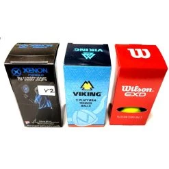 WILSON;VIKING;XENON Cold Weather Platform Tennis Balls - Play & Compare Pack '22 -Prince Shop CompareBalls22d 46594.1650349091