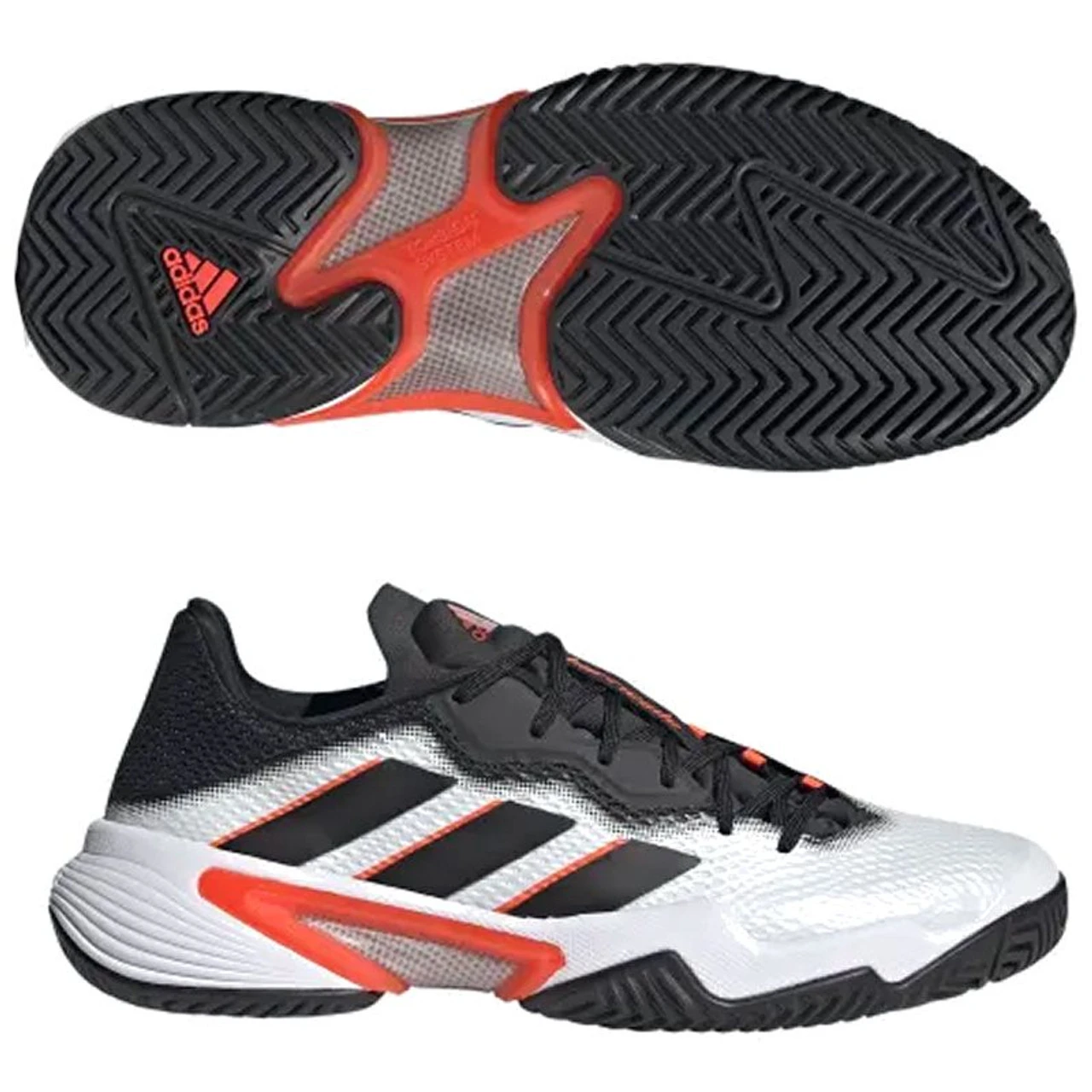 Adidas Barricade M Men, White/Black/Red GW2964 1 Adidas Barricade M Men, White/Black/Red GW2964