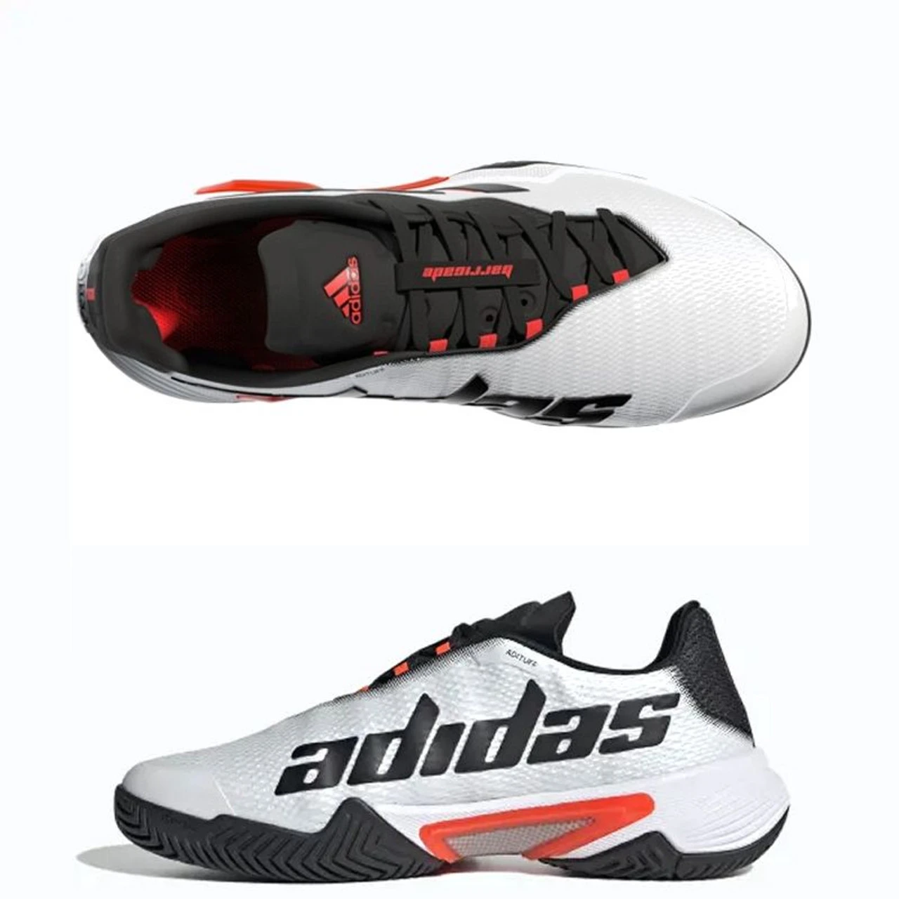 Adidas Barricade M Men, White/Black/Red GW2964 2 Adidas Barricade M Men, White/Black/Red GW2964 - Image 2