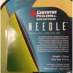 Gamma Needle Graphite W/FREE Sportsack -Prince Shop RNEEi 80741.1650345363