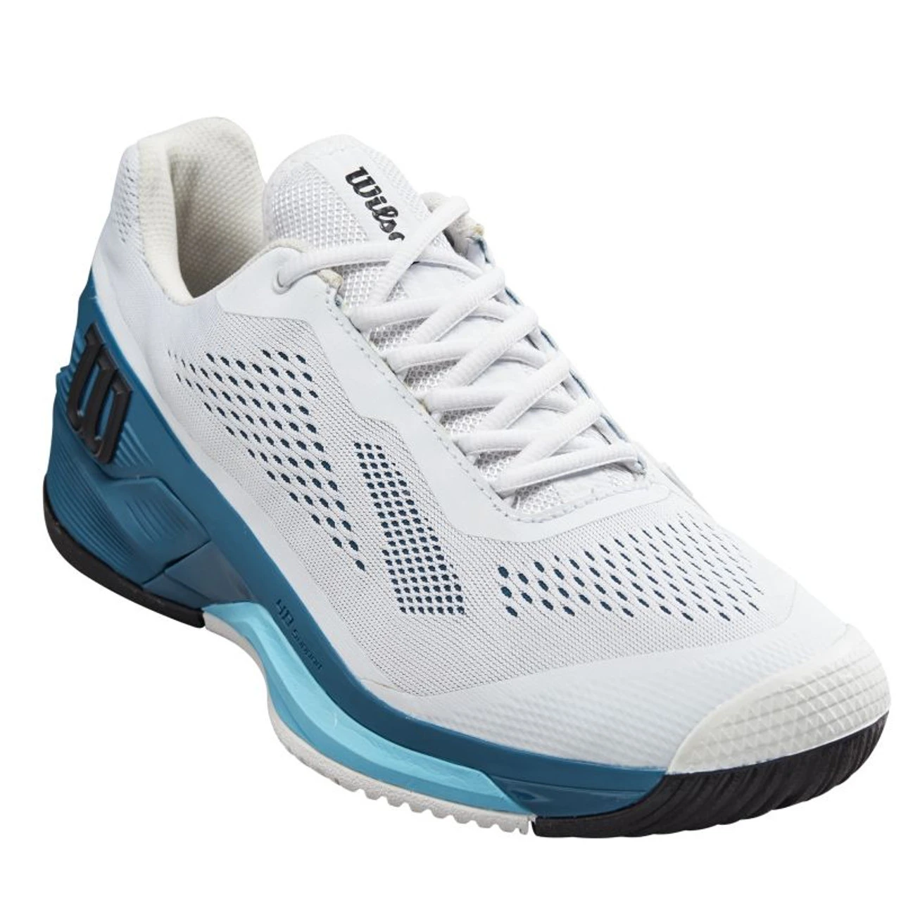 Wilson Rush Pro 4.0 Men, Wht/Gray/Blue 2 Wilson Rush Pro 4.0 Men, Wht/Gray/Blue - Image 2