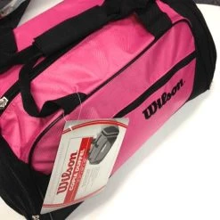 Wilson Pink Duffel Bag SUPER SALE - NOW $20 OFF -Prince Shop Z6714e 01038.1650343739