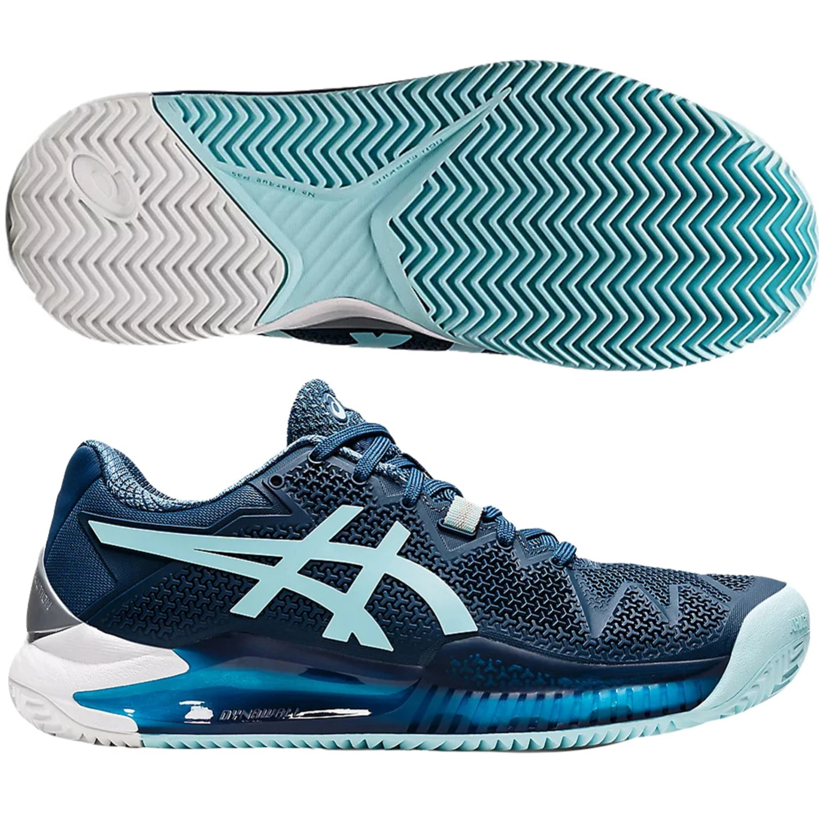 Asics Gel-Resolution 8 Clay Women's Tennis Shoes 2 Asics Gel-Resolution 8 Clay Women's Tennis Shoes - Image 2