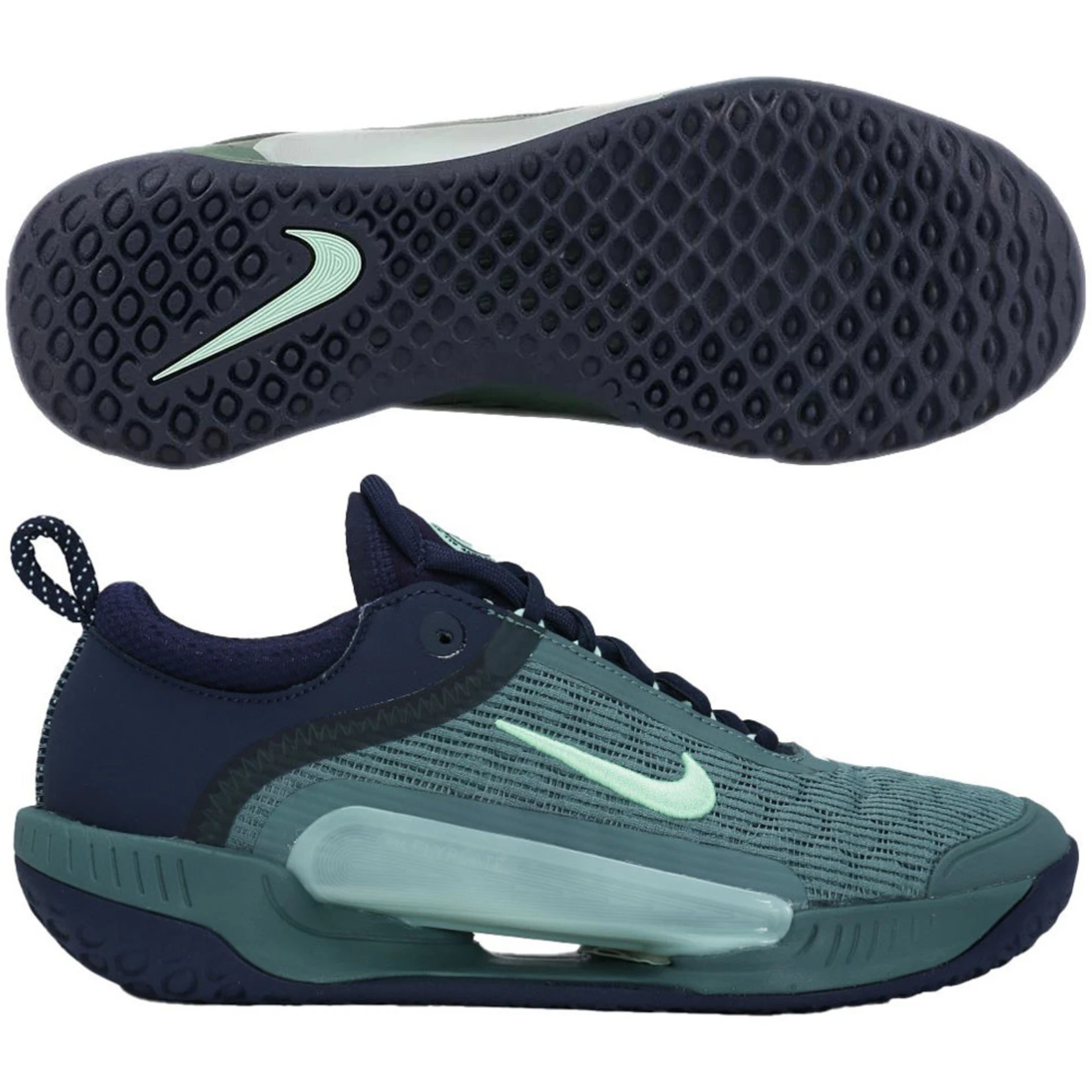 Nike Court Zoom NXT Men's Tennis Shoes Obsidian/Mint 1 Nike Court Zoom NXT Men's Tennis Shoes Obsidian/Mint