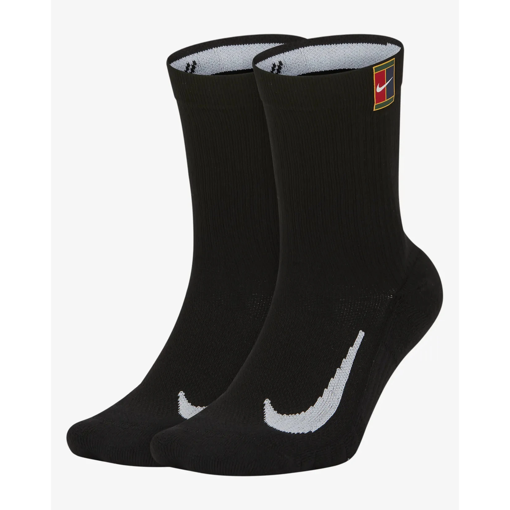 NikeCourt Multiplier Cushioned Tennis Crew Socks '23 (2 Pk) 2 NikeCourt Multiplier Cushioned Tennis Crew Socks '23 (2 Pk) - Image 2
