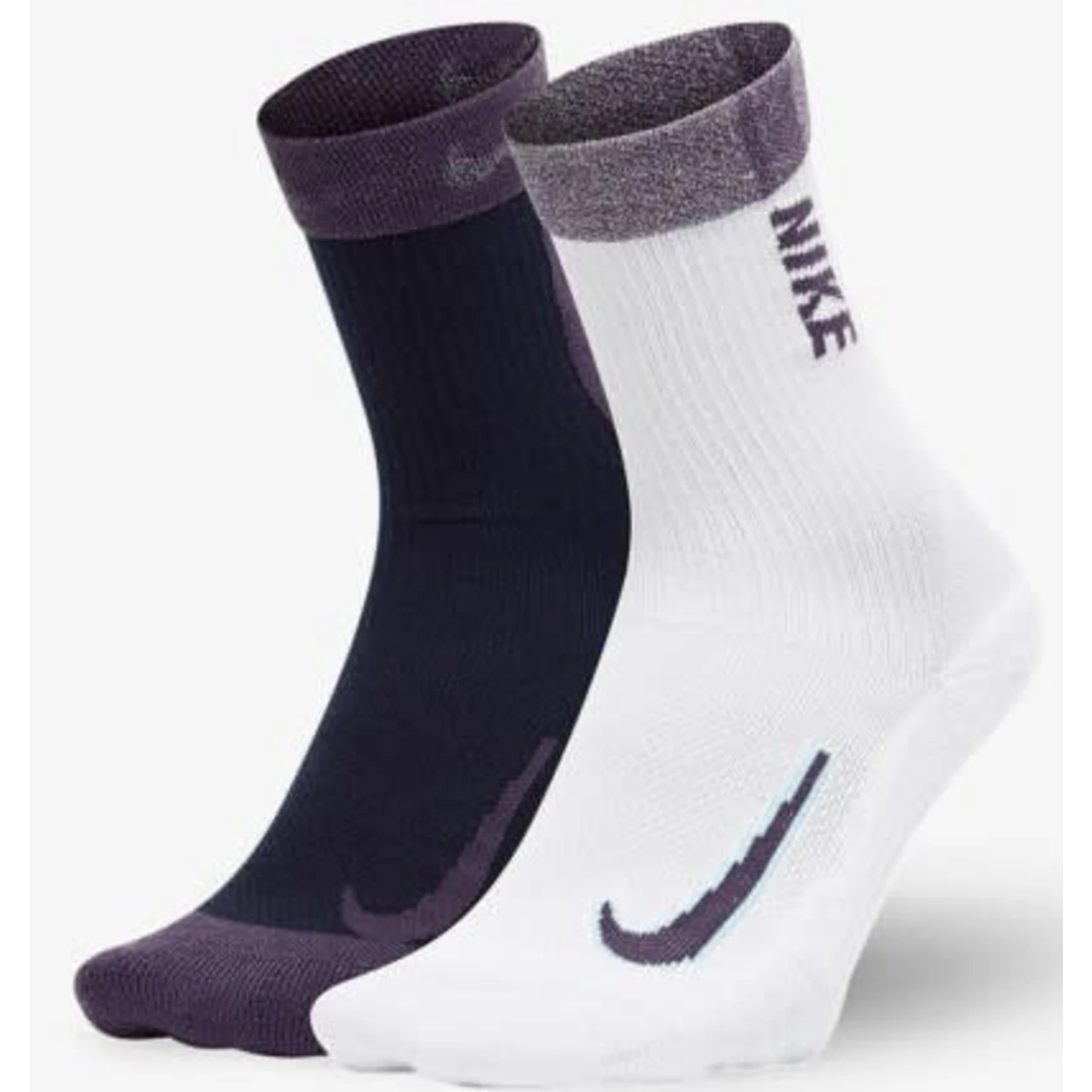 NikeCourt Multiplier Cushioned Tennis Crew Socks '23 (2 Pk) 3 NikeCourt Multiplier Cushioned Tennis Crew Socks '23 (2 Pk) - Image 3