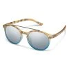 Suncloud Belmont Matte Tortoise Blue Fade/Polarized Silver