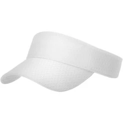 Mesh No Logo Visor, White