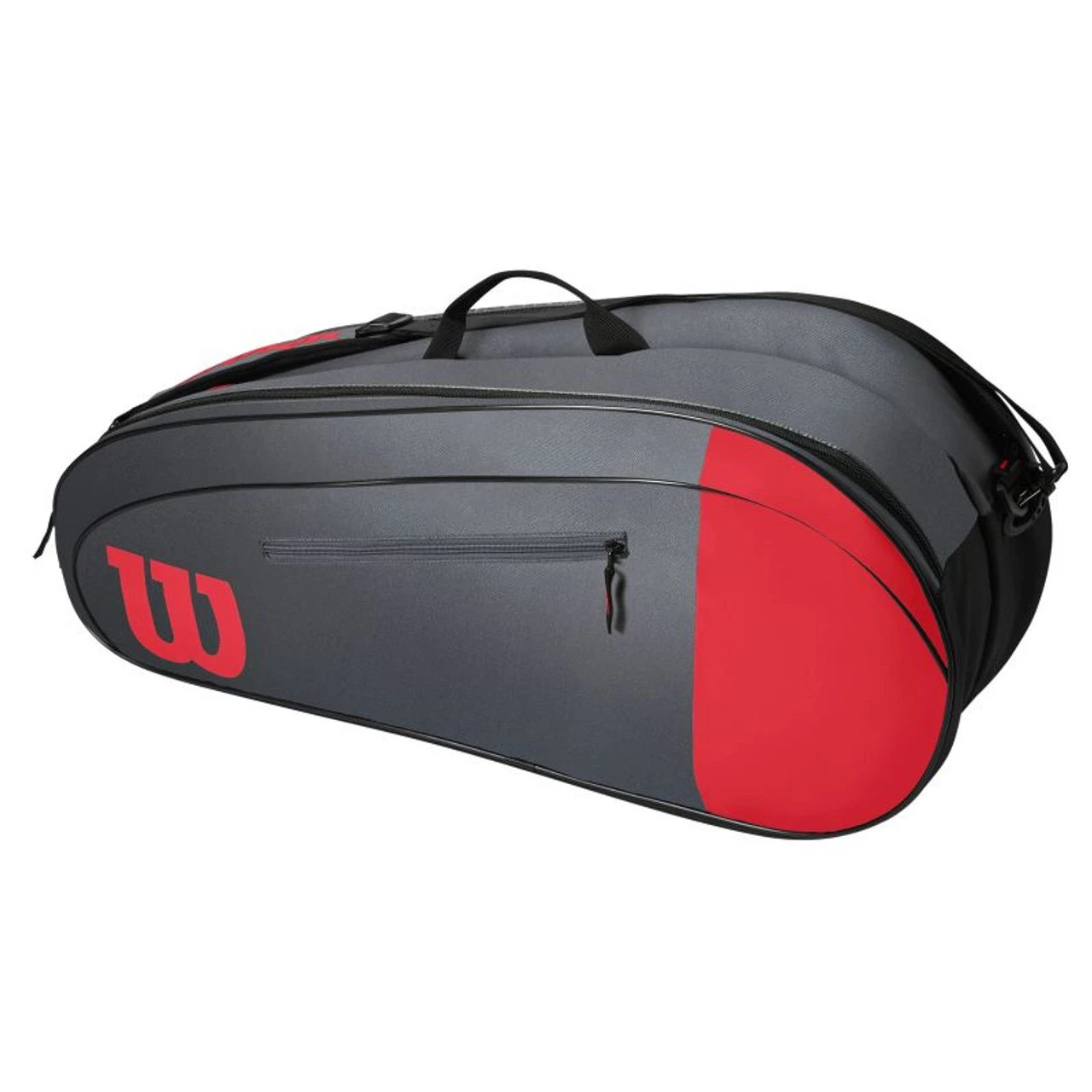Wilson Team 6 Pack Bag, Red/Gray 1 Wilson Team 6 Pack Bag, Red/Gray